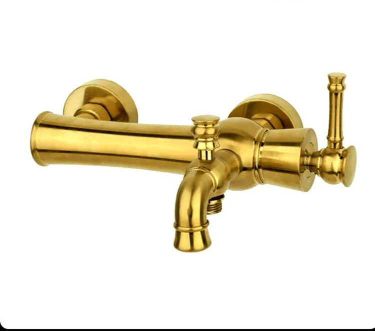 شیر حمام الیزه طلایی مات