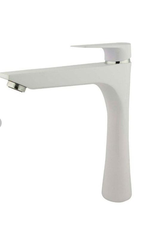 شیر روشویی پایه بلند اتیس سفید