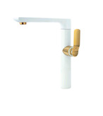 شیر ظرفشویی اوات سفید طلایی