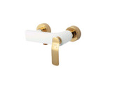 شیر توالت اوات سفید طلایی