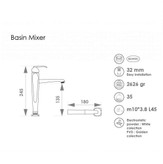 شیر روشویی آلیس کروم