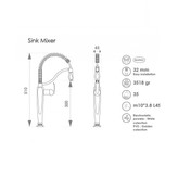شیر ظرفشویی آلیس کروم