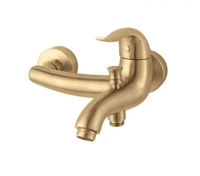 شیر حمام اکتاو طلایی مات