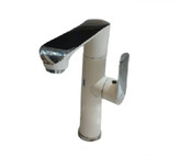 شیر روشویی پایه بلند دینو شیری کروم