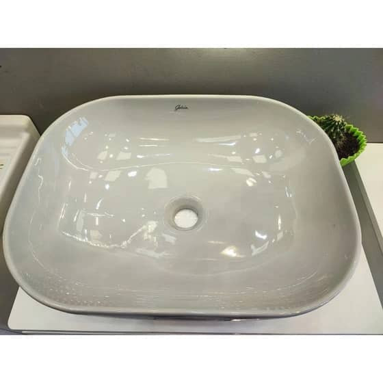 کاسه روشویی مستطیل MG50 طوسی