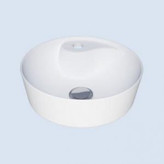 روشویی گرد ترمه سفید