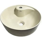 روشویی گرد ترمه بژ