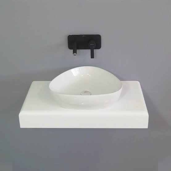 کاسه روشویی گاتریا مدل اسو مثلث سفید