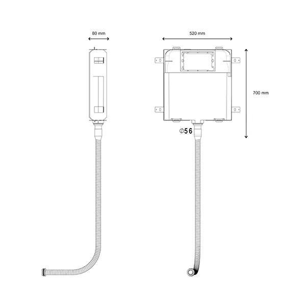 فلاش تانک توکار ایران مدل اسمارت اسپیس