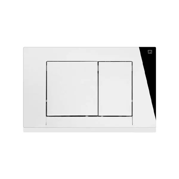 کلید تخلیه فلاش تانک چهارگوش کروم ابکاری شده