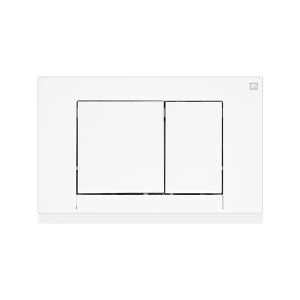 کلید فلاش تانک چهارگوش سفید