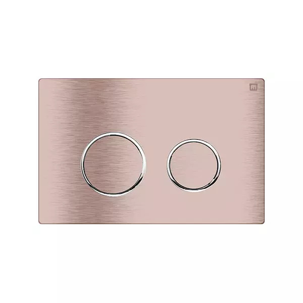 کلید فلاش تانک گرد رزگلد