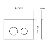 کلید فلاش تانک گرد ایران