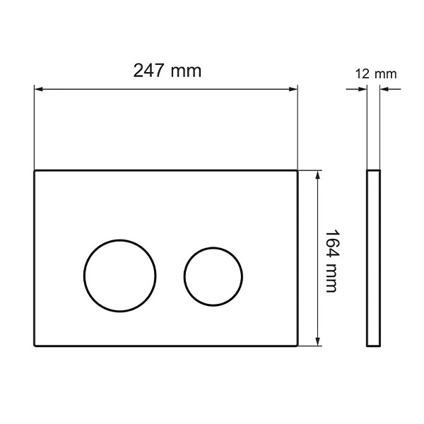 کلید فلاش تانک گرد ایران