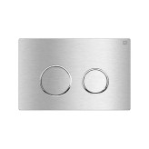 کلید فلاش تانک گرد کروم با رینگ کروم