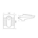 توالت ارسیتا گود ریم بسته سفید