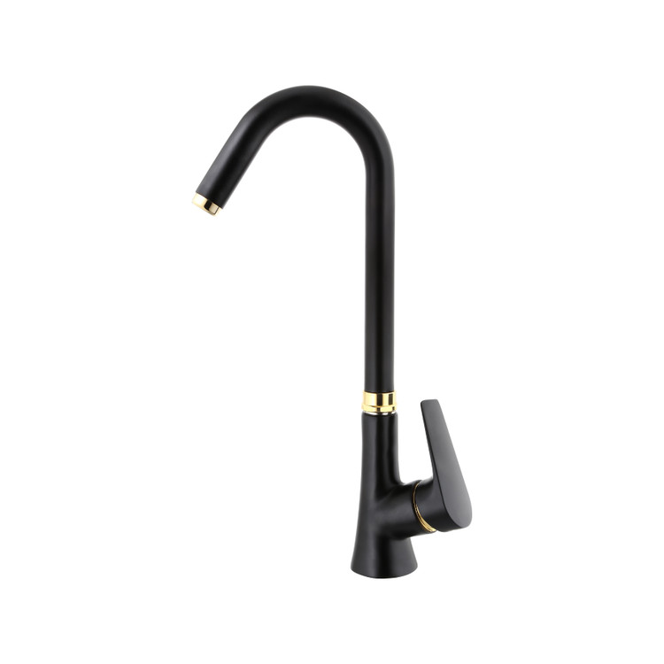 شیر ظرفشویی کارن مشکی طلایی