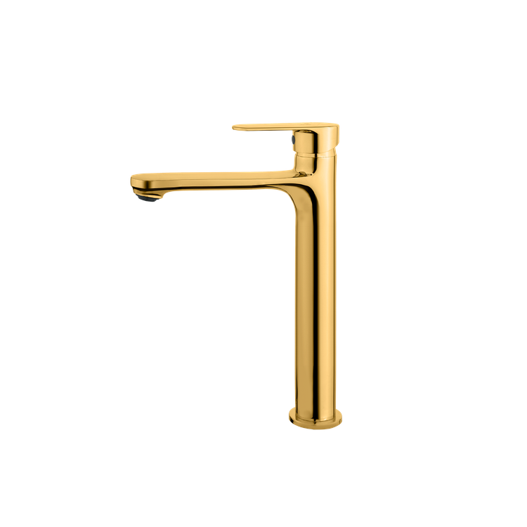 شیر روشویی پایه بلند ونتو طلایی البرز روز