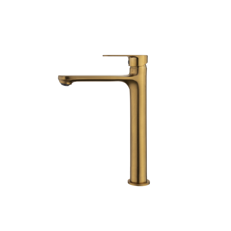 شیر روشویی پایه بلند ونتو طلایی مات البرز روز