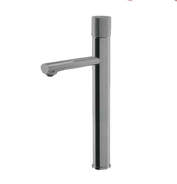 شیر روشویی پایه بلند رناتا پلاس کروم مات راسان