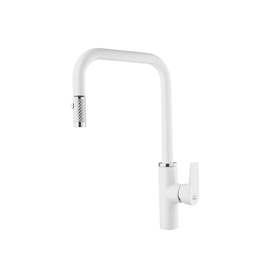 شیر ظرفشویی ورونا پول داون سفید KWC