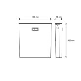 فلاش تانک روکار اولترا اسلیم