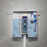 فلاش تانک روکار اولترا اسلیم