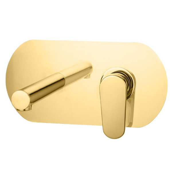 شیر روشویی توکار راسان مدل ایکاد طلایی