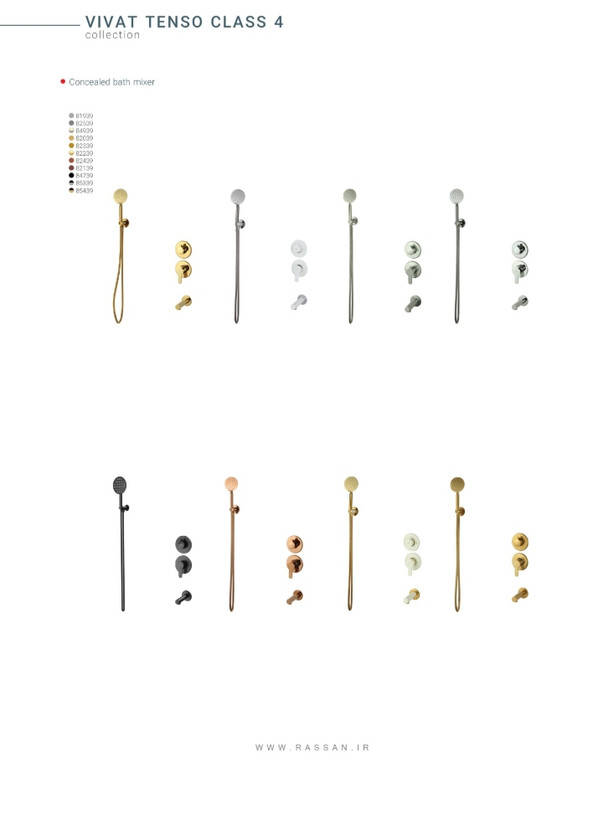 شیر حمام توکار ویوات کلاس 4